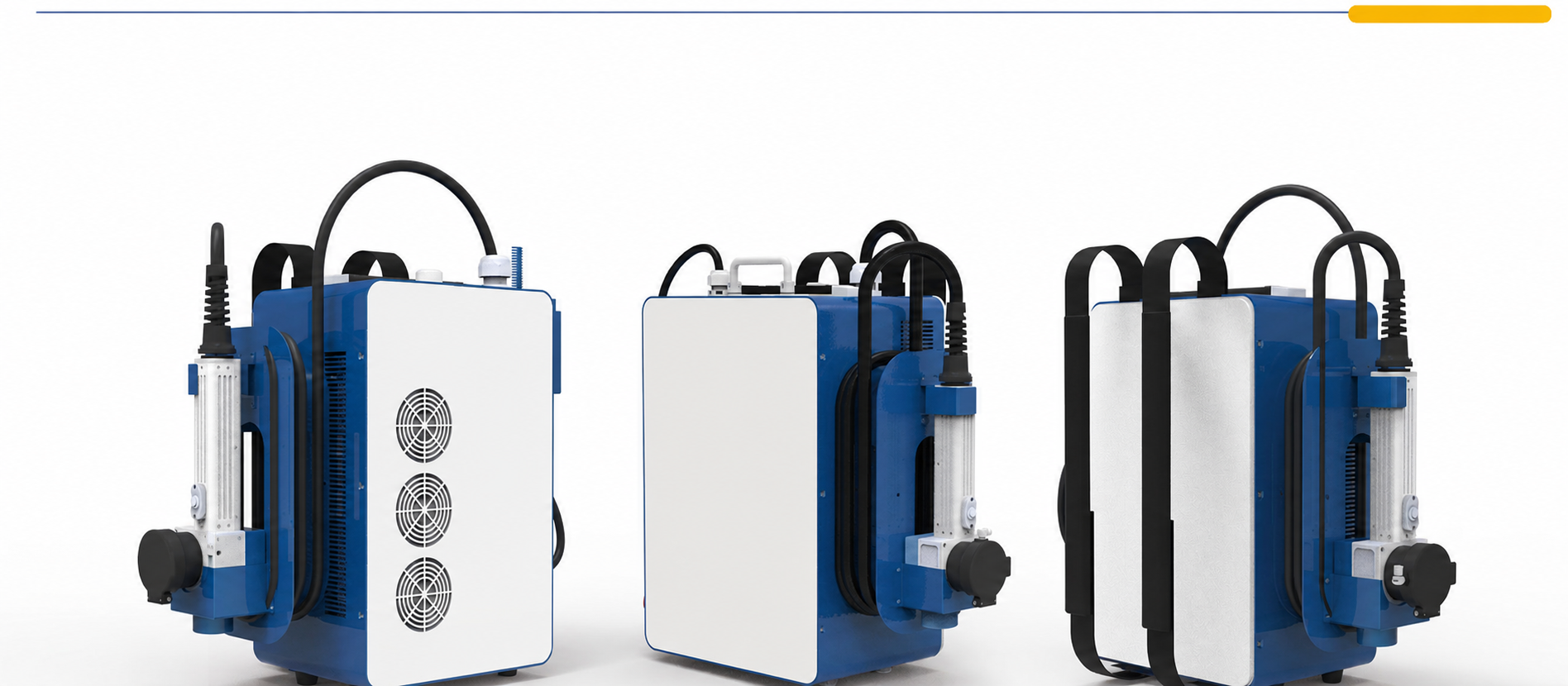Backpack pulse laser cleaning machine
