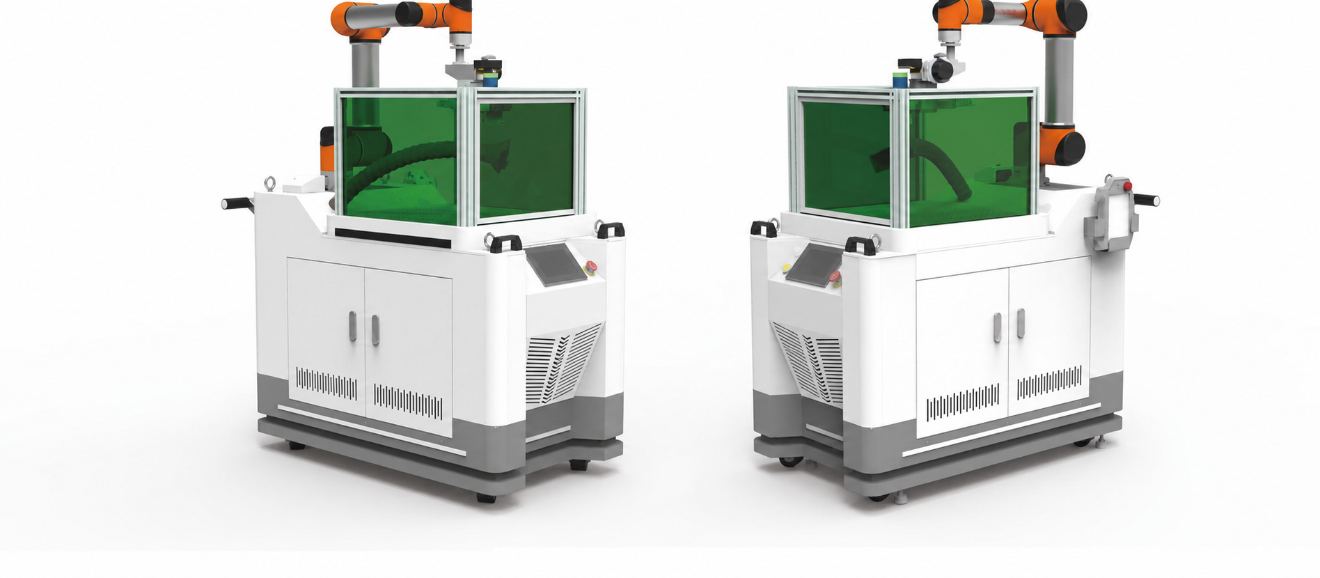 Six-axis robot laser cleaning platform